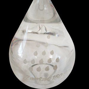 Vintage Zantac 150/300 Rain Drop Design Paper Weight Medical Pharmacy Art Glass